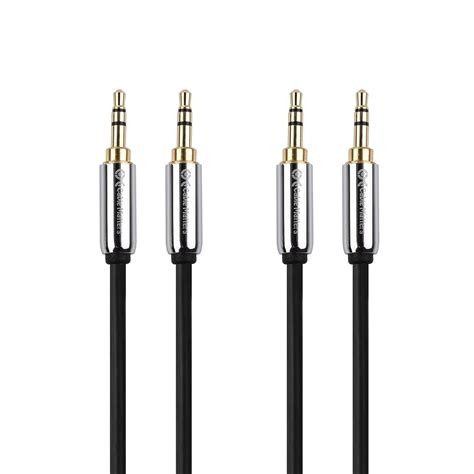 Amazon.in: Buy Cable Matters 2-Pack, Gold Plated 3.5mm Stereo Audio ...