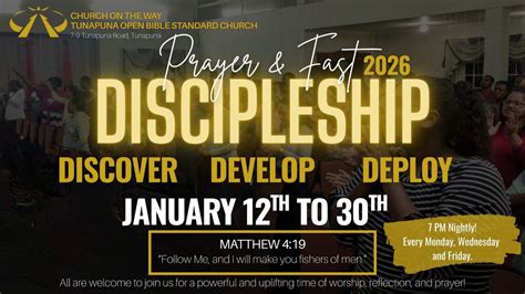 Prayer and Fast 2026 - Theme Discipleship , Online event, Tunapuna, 21 ...