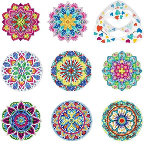 HASTHIP® DIY 5D Diamond Painting by Number Kits Full Drill Rhinestone ...