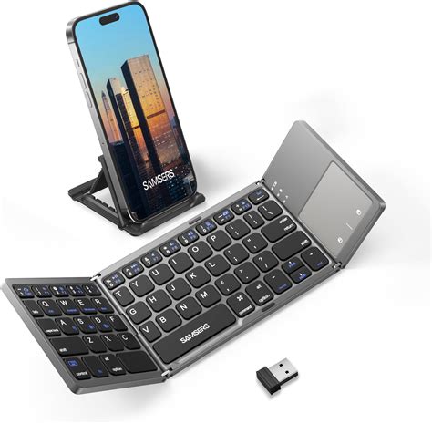 Amazon.in: Buy Samsers Ruhza Foldable Bluetooth Keyboard With Touchpad ...