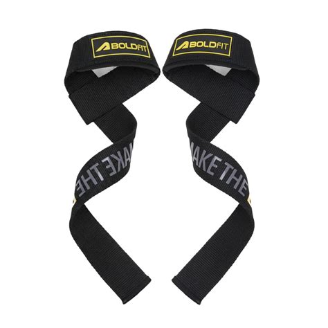 Elevate Lifting Strap - Black – Boldfit
