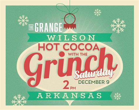 Hot Cocoa with the Grinch, The Grange at Wilson Gardens, 9 December ...