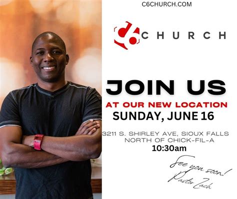 New Location Sunday Service, C6 Church 3211 S Shirley Ave, Sioux Falls ...