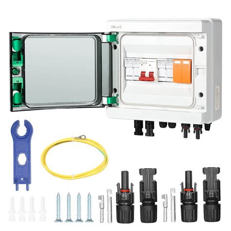 Buy Solar PV Combiner Box,2 in 1 out 2 String Solar Distribution ...