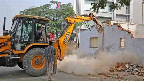 Massive Demolition Drive: MCD Targets Illegal Encroachments in Bhalswa ...