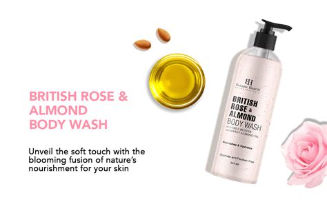 Buy Botanic Hearth British Rose & Almond Body Wash with Shea Butter ...
