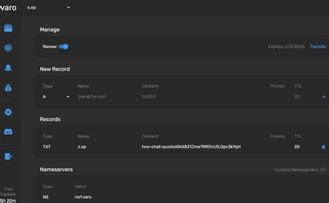 Using Your Handshake SLD domains in Namecheap, Porkbun, Encirca, Varo ...