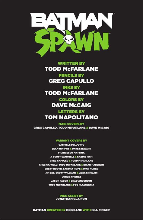 The World's Finest - Todd McFarlane's Spawn - Batman/Spawn Comic ...