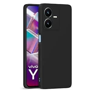 Pikkme Vivo Y22 Back Cover Soft Matte Liquid Silicone TPU | Camera ...