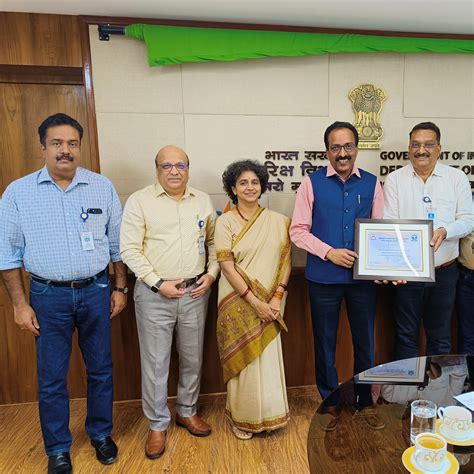 ISRO’s Indian Mission Control Center conferred with the National Award
