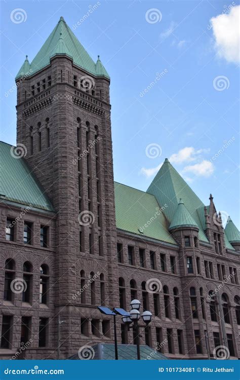 Historic City Hall in Minneapolis, Minnesota Stock Image - Image of ...