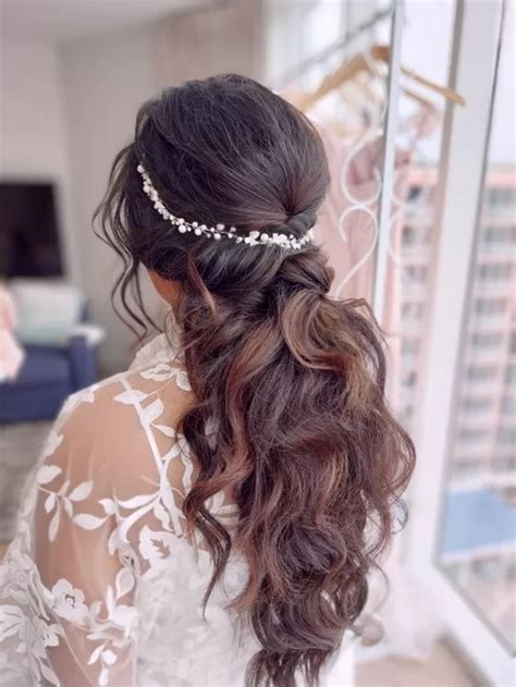 Hairstyles for weddings half up 60 photos - Astyledwedding.com