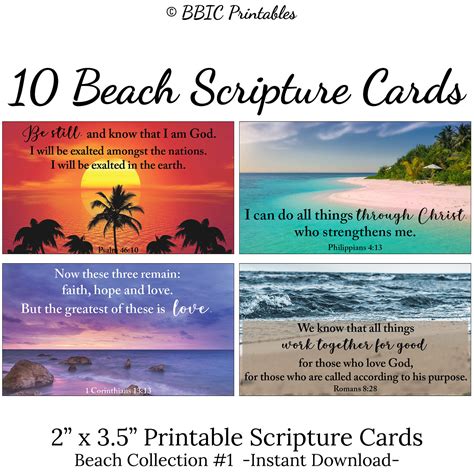 Image result for Scripture with Beach Scene