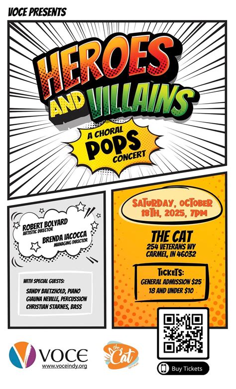 Heroes and Villains, Carmel City Center, 18 October 2025 | AllEvents