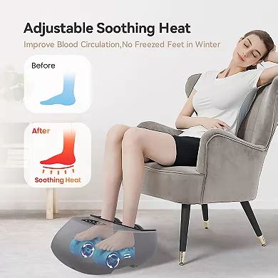 Snailax Shiatsu Foot Massager with Heat, Vibration Foot Massage Machine ...