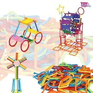 Buy ToyMagic StrawStix Construction Set for Kids - 700 Pieces STEM ...