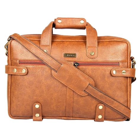Buy Impulse Leatherite Handmade Unisex 15.6-Inch Office Bag Laptop ...