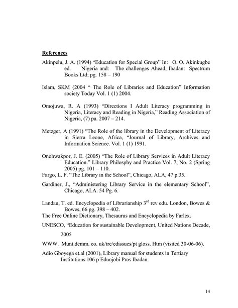 The role of library in educational development | PDF