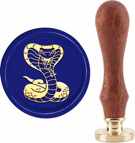 Amazon.com: CRASPIRE Snake Wax Seal Stamp King Cobra Sealing Wax Stamps ...