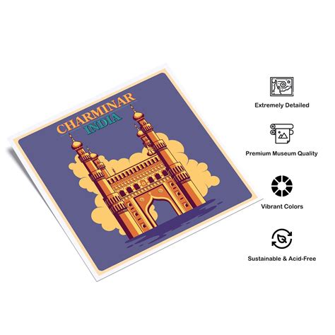 Buy Charminar India Travel Art Paintings & Prints Online India at Best ...