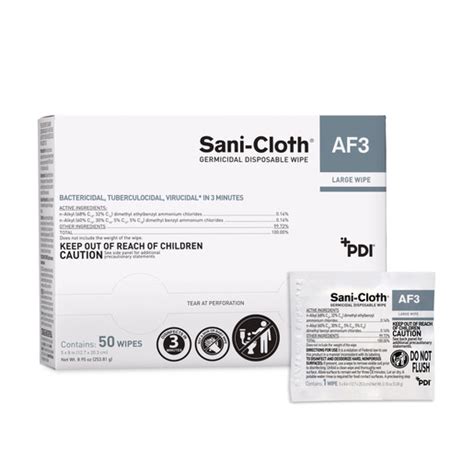 Sani-Cloth® AF3 Germicidal Wipes | Bound Tree