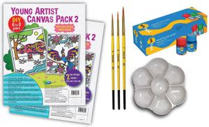 Flipkart.com | NAVNEET Youva Young Canvas Artist Painting Kit - Art Set