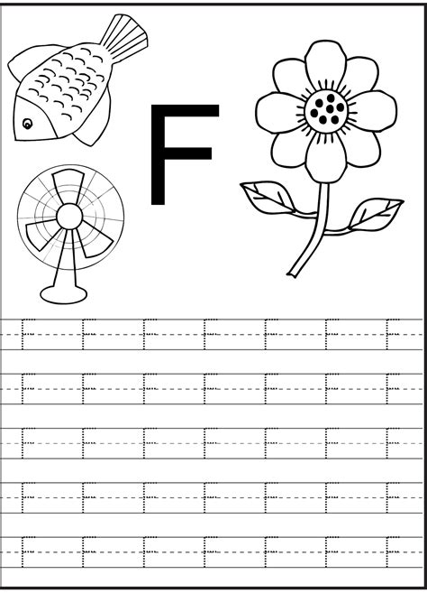 Tracing Letter F Worksheets Preschool - Dot to Dot Name Tracing Website