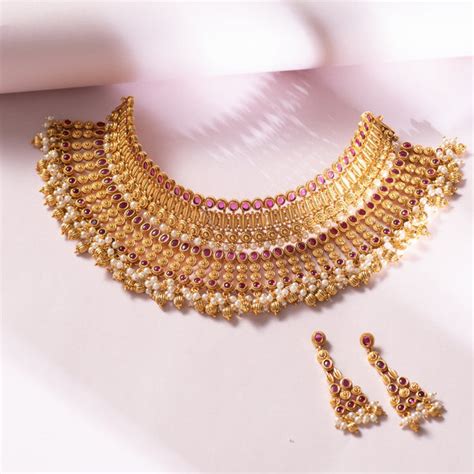 Buy Empress Antique Choker Set | Tarinika - Tarinika India