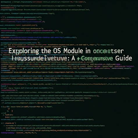 Python OS Tutorial 的图像结果