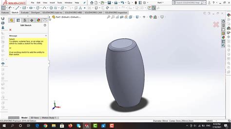 Image result for SolidWorks Bottle Tutorial