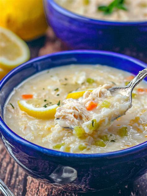 Greek Lemon Chicken Soup (Avgolemono) Recipe