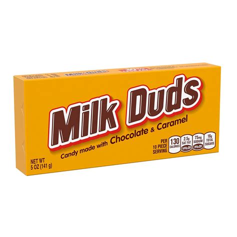 MILK DUDS Chocolate and Caramel Candy, Movie Candy, 5 oz Box: Buy ...