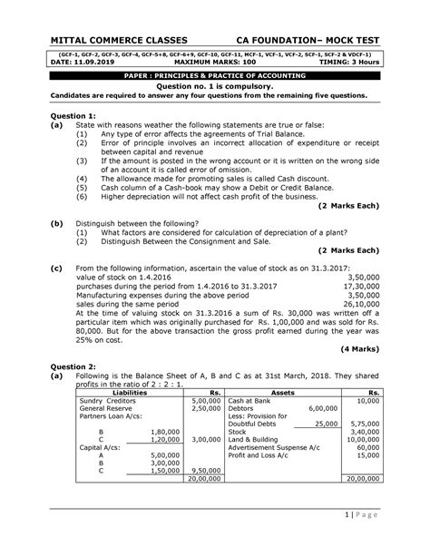 CA-Foundation-Mock-Test-Accounts 11 - (GCF-1, GCF-2, GCF-3, GCF-4, GCF ...