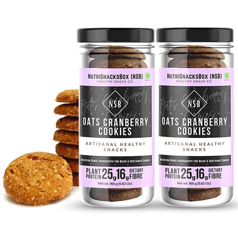 NutriSnacksBox Oats & Cranberry Protein Cookies Gift Box I Corporate ...
