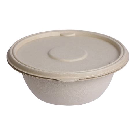 Round Container 500 ml with Lid – Ecoware
