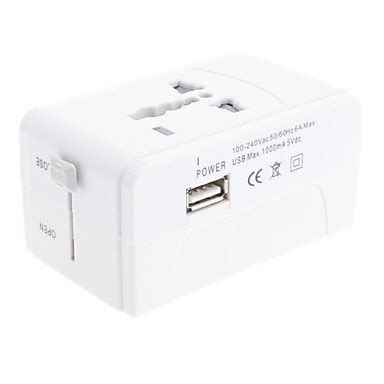 ZCLUniversal Travel Power Plug Adapter with USB Port: Buy ZCLUniversal ...