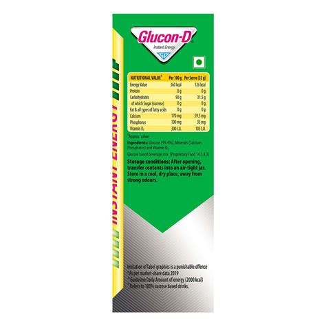 Buy GLUCON-D REGULAR GLUCOSE POWDER 1KG REFILL Online & Get Upto 60% ...