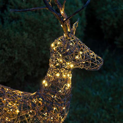Buy Light up standing reindeer: Delivery by Waitrose Garden