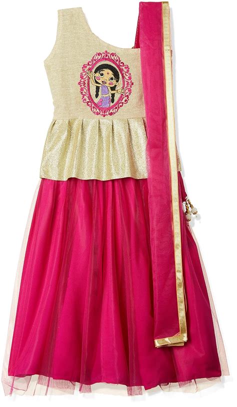 Buy Chhota Bheem Girls' Lehenga Choli (GGAPP-CB556D_Megenta_7-8 yrs) at ...