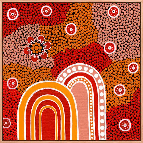 Magajarra (country) Art Print | Aboriginal Art | Dot Painting ...
