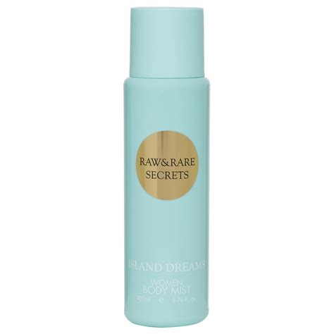 Buy Raw&Rare Secrets Body Mist for Women - Island Dreams | Long Lasting ...