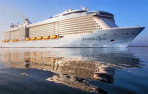 Wallpaper Reflection, Liner, Board, The ship, Calm, Passenger, Huge ...