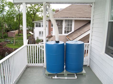 Elevated Dual Barrel Rainwater Collection System : 11 Steps - Instructables