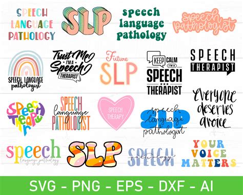 Speech Language Therapy Clip Art
