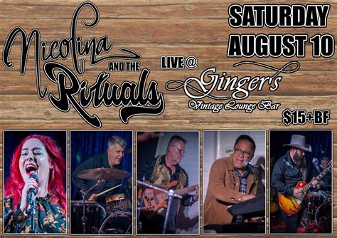 Nicolina & The Rituals Live @ Gingers Vintage Lounge Bar, Ginger's ...
