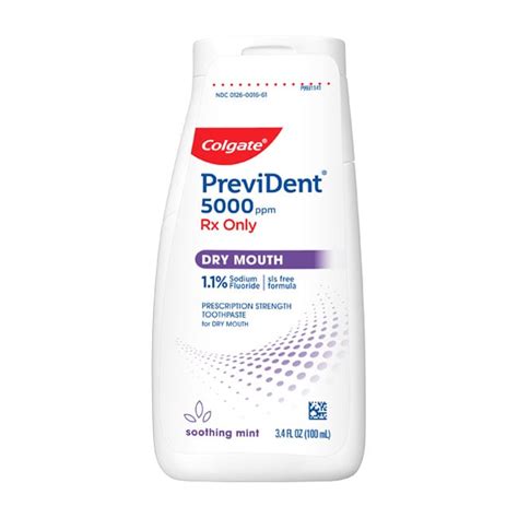 Prevident 5000 Dry Mouth: Package Insert, 60% OFF