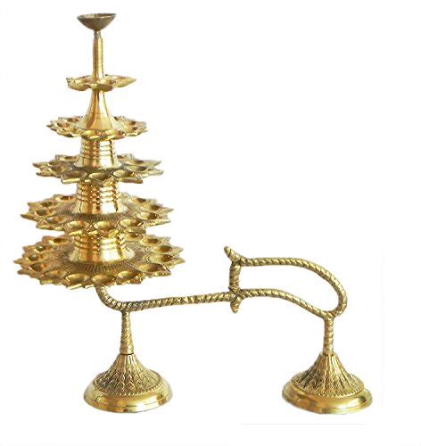 Buy DollsofIndia Hand Held 51 Oil Lamps in Five Rows and One on The Top ...