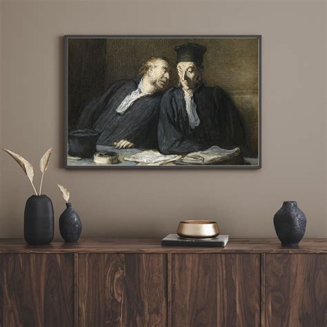 Two Lawyers: Large Canvas Law Office Wall Art 24.7" x 32" – Law Suits ...