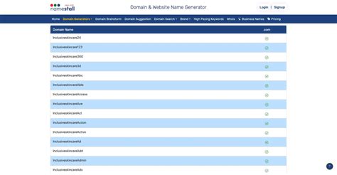 Image result for Web Page Name Example