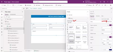 Image result for Power Apps Form Control